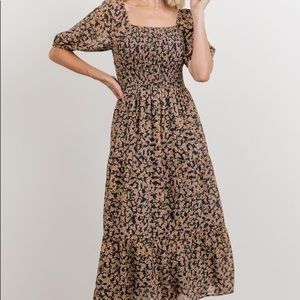 Baltic Born - Navy Manchester Smocked Dress